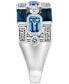 ფოტო #4 პროდუქტის EFFY® Blue & White Topaz Statement Ring (2-3/4 ct. t.w.) in Sterling Silver