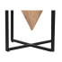Вспомогательный столик Home ESPRIT Коричневый Чёрный Металл древесина акации 41 x 41 x 67 cm