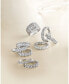 ფოტო #7 პროდუქტის Certified Diamond Scalloped Ring (1 ct. t.w.) in 14k White Gold