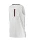 Men's #1 White Virginia Cavaliers Replica Basketball Jersey