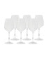 Фото #1 товара White Wine Glasses with Stem 9", Set of 6