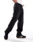 Фото #1 товара HUGO Blue nate loose fit denim jeans in charcoal grey