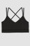 Fit Bisiklet Yaka Sporcu Bra Z2792az23au