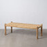 Bench 150 x 57 x 51 cm Wood Natural Fibre