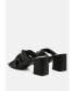 Фото #2 товара knope cross straps block heel sandals