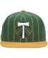 Men's Green Portland Timbers Team Pin Snapback Hat