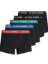 Фото #1 товара Jack & Jones 5 pack trunks in dark grey