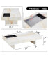 Фото #5 товара MDF Coffee Table with Marble Patterns, 47.2"x 23.6"x 12"