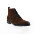 Фото #3 товара Bruno Magli Crosby MB1CSBD1 Mens Brown Suede Lace Up Casual Dress Boots