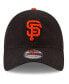 Фото #3 товара Men's Black San Francisco Giants Logo Replica Core Classic 9Twenty Adjustable Hat