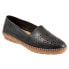 Фото #2 товара Trotters Rosie T2233-001 Womens Black Leather Slip On Loafer Flats Shoes 10.5
