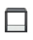 Фото #2 товара Ellis 22" Glass and Metal End Table