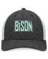 ფოტო #2 პროდუქტის Men's Charcoal, White NDSU Bison Townhall Trucker Snapback Hat