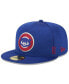 Фото #1 товара Men's Royal Chicago Cubs 2024 Clubhouse 59FIFTY Fitted Hat