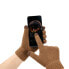 Фото #2 товара Rękawiczki zimowe dotykowe do telefonu 22x11cm unisex brązowe