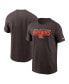 Фото #1 товара Men's Brown Cleveland Browns Muscle T-shirt