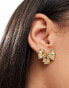 Фото #3 товара Bohomoon marci gold plated stainless steel large bow stud earrings