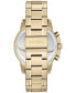 ფოტო #4 პროდუქტის Men's Chronograph Dean Gold-Tone Stainless Steel Bracelet Watch 45mm