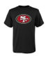 Фото #1 товара Big Boys Black San Francisco 49ers Primary Logo T-shirt