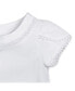 Фото #2 товара Girls' Short Sleeve Knit Top with Tulip Sleeves, Kids