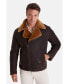 Фото #1 товара Men's Fashion Jacket, Washed Brown With Ginger Wool