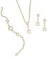 ფოტო #5 პროდუქტის Diamond Circle 17" Lariat Necklace (1/2 ct. t.w.) in 14k Gold, Created for Macy's