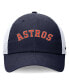 Фото #3 товара Men's Navy Houston Astros Evergreen Wordmark Trucker Adjustable Hat