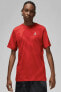 Jordan Essentials Baskılı Erkek Kırmızı Pamuklu T-Shirt