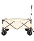 Фото #1 товара Large Dog Bike Trailer for Pets up to 85 lbs with Mesh Doors and Sunroof