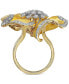 ფოტო #4 პროდუქტის EFFY® Diamond Flower Statement Ring (1-3/8 ct. t.w.) in 14k Gold