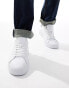 Tommy Hilfiger leather court trainers in white