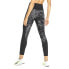 Фото #2 товара Puma Run 5K Graphic High Waisted 78 Athletic Leggings Womens Black Athletic Casu