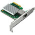Фото #2 товара TRENDnet TEG-10GECTX - Internal - Wired - PCI Express - Ethernet - 10000 Mbit/s - Green - Grey
