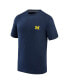 Фото #2 товара Men's Navy Michigan Wolverines Sport Bali Beach T-Shirt