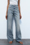 Trf high-rise wide-leg jeans