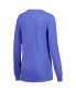 ფოტო #2 პროდუქტის Women's Royal Kansas City Royals Team Pigment Dye Long Sleeve T-shirt