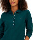 Фото #2 товара Women's Logo Long-Sleeve Polo Shirt
