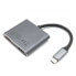 EQUIP 133484 2xHDMI USB-C To HDMI Adapter