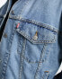 Фото #8 товара Levi's trucker denim jacket in mid wash blue