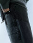 Фото #4 товара ASOS DESIGN baggy carpenter jeans with panel detailing in washed black