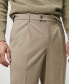 Фото #6 товара Men's Pleat Detail Wool Pants