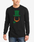 Men's Leprechaun Word Art Long Sleeve T-shirt