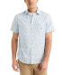 Фото #1 товара Men's Classic-Fit Stretch Boat-Print Button-Down Shirt