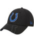 Фото #1 товара Men's Black Indianapolis Colts Top Visor 9FORTY Adjustable Hat