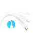 Kabel przewód do iPhone USB - Lightning MFI 1m 2.4A biały