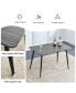 Фото #5 товара Sturdy 4-Seater MDF Dining Table with Modern Design, Easy Assembly