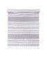 Racer Stripe Fouta Beach Towel with Tassels