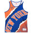 Mitchell & Ness Jumbotron 2.0 Sublimated Crew Neck Tank Top Mens Blue Casual At