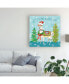 Фото #3 товара Mary Urban Lovely Llamas Christmas XII Canvas Art - 15" x 20"
