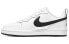 【定制球鞋】 Nike Court Borough Low 2 OKHR 做旧 鬼脸 双钩 解构风 麻绳 低帮 板鞋 GS 黑棕 / Кроссовки Nike Court Borough Low 2 GS BQ5448-104